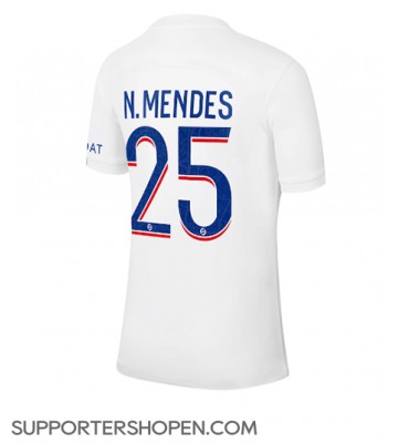 Paris Saint-Germain Nuno Mendes #25 Tredje Matchtröja 2022-23 Kortärmad